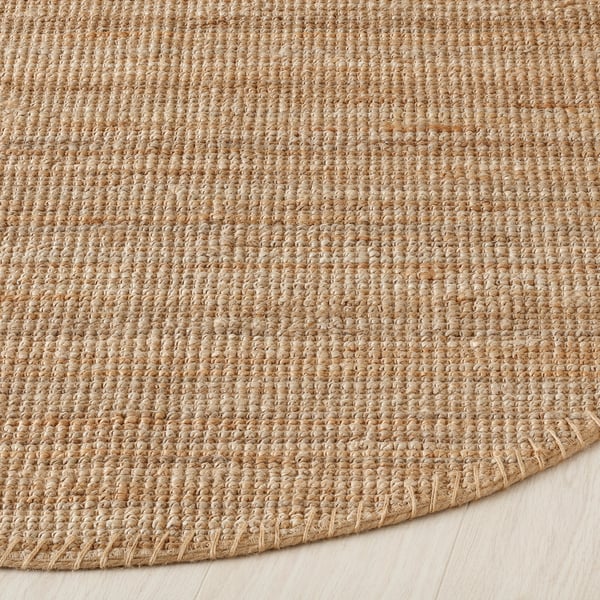 LOHALS ローハルス ラグ 平織り, ナチュラル, 130 cm