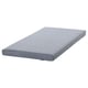 ÅGOTNES foam mattress, gray, rectangle with zipper, simple design.