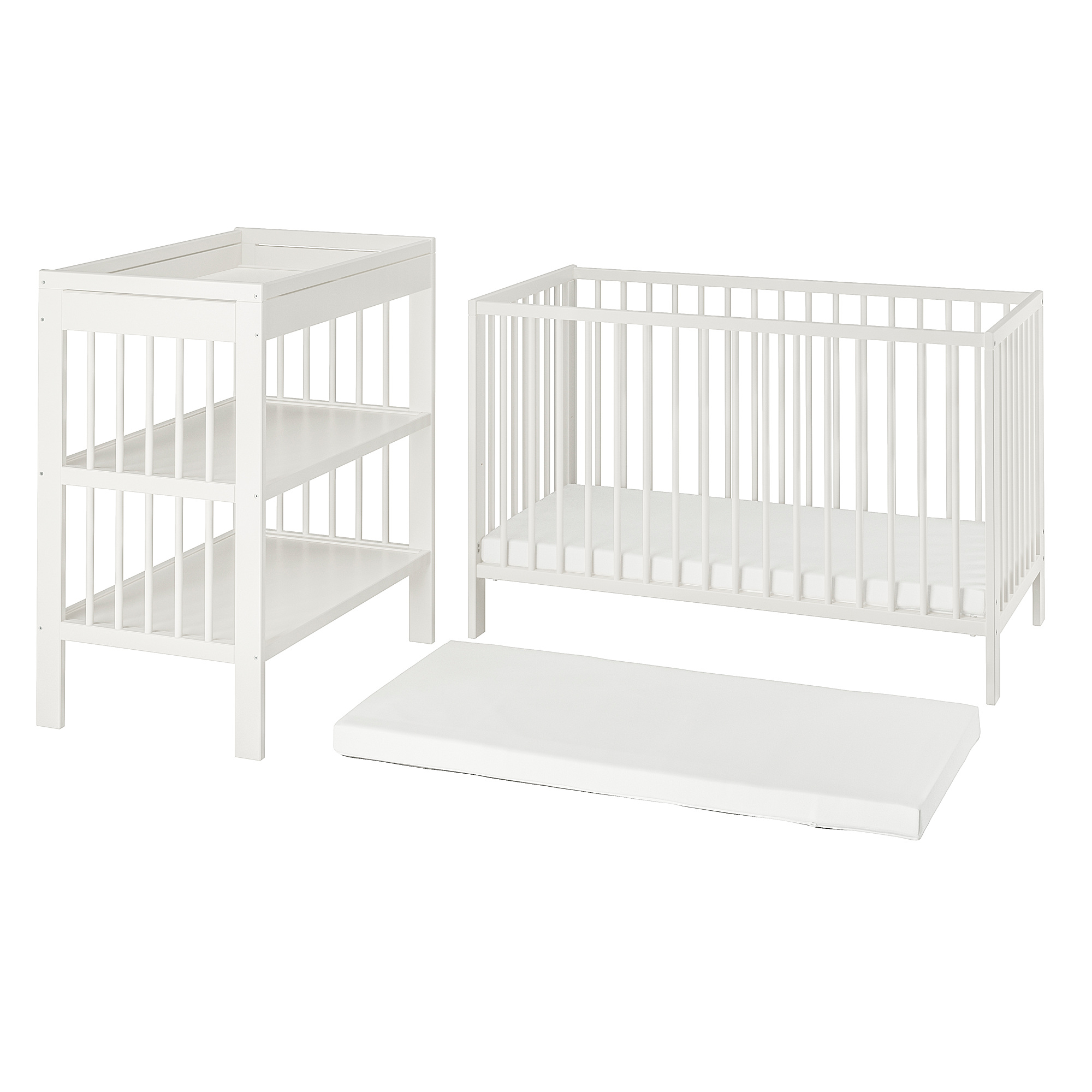 GULLIVER 3piece baby furniture set white IKEA