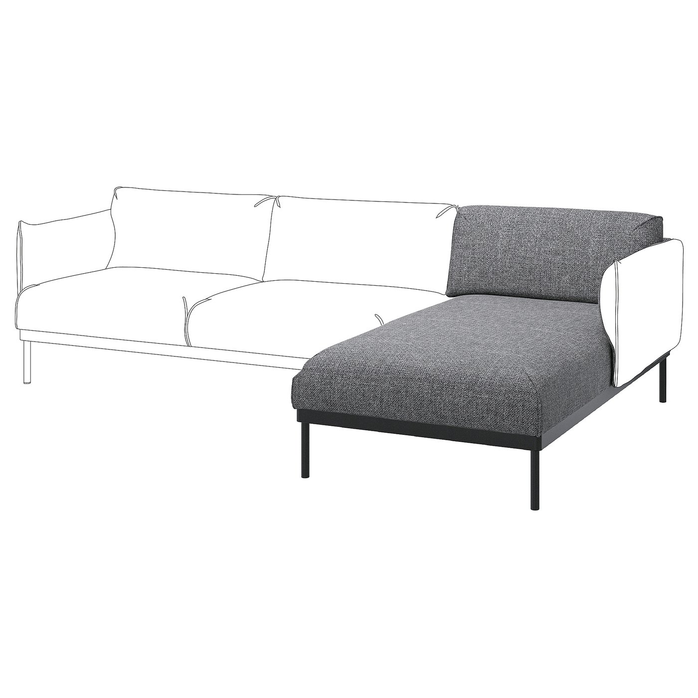 reaghide IKEA ソファ IKEAソファ用ソファカバー - 完璧にフィットするスリップカバー