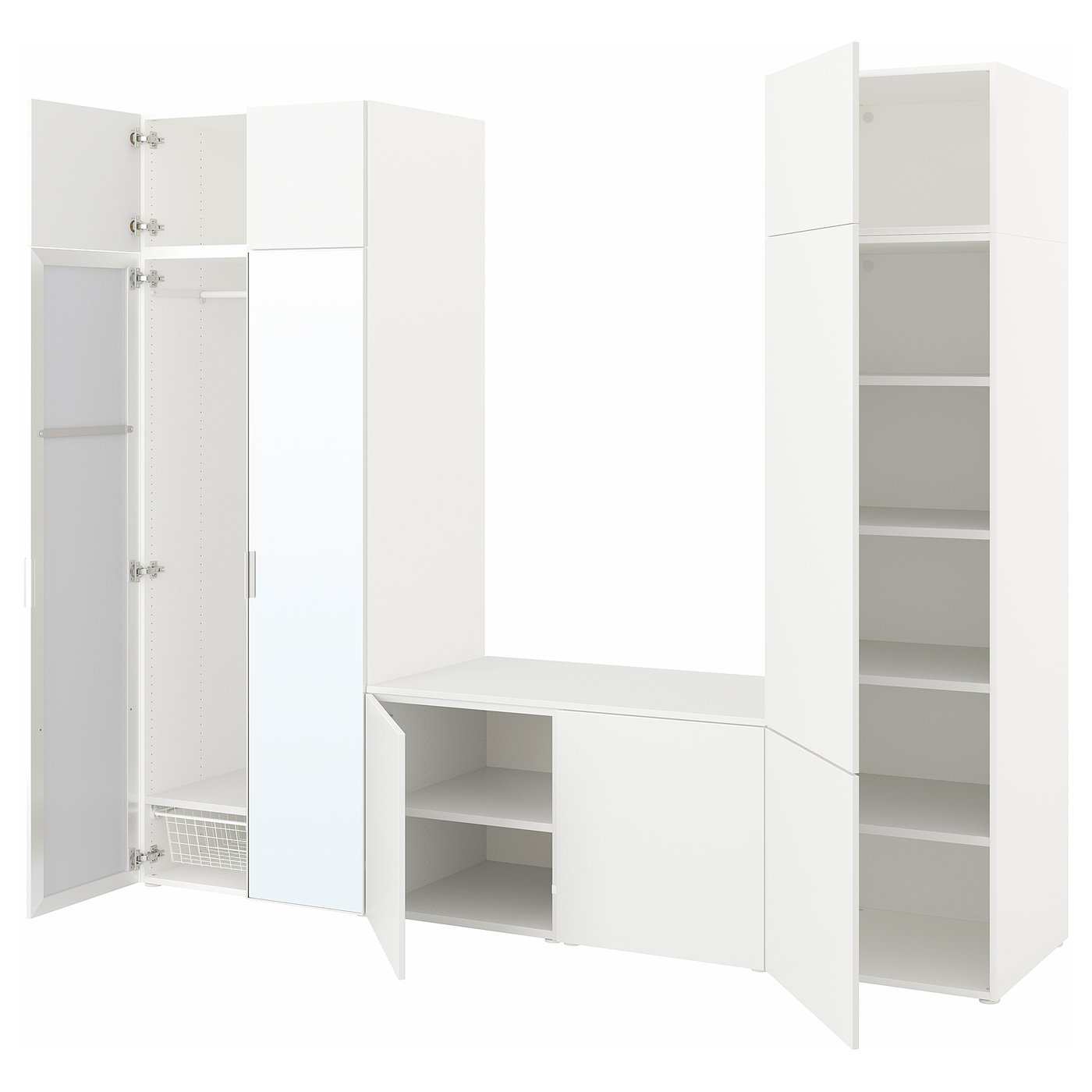 鏡付きワードローブ（ミラー付き収納）の通販 - IKEA
