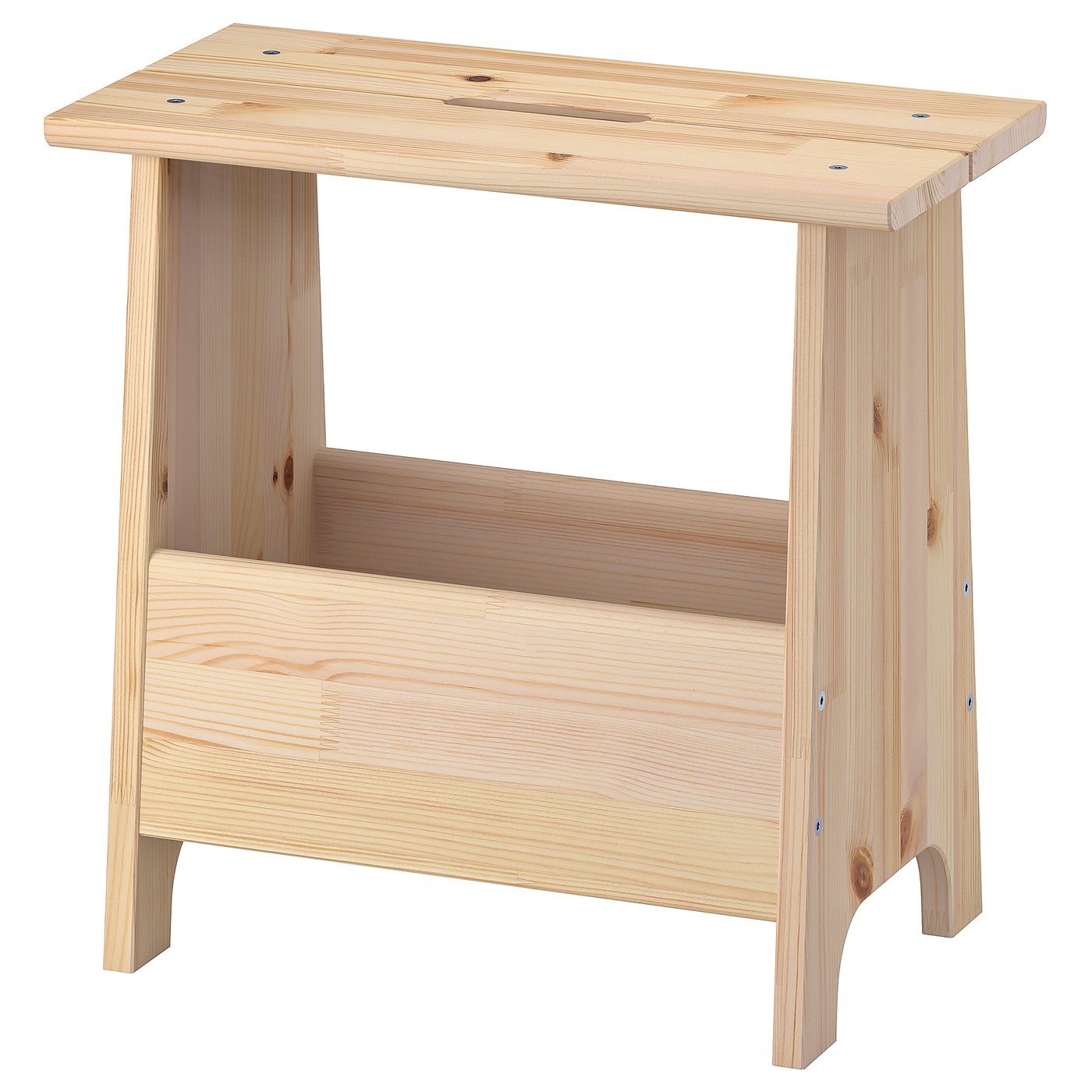 PERJOHAN ペルヨハン スツール 収納付き, パイン材 - IKEA