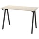 TROTTEN ทร็อตเตน โต๊ะทำงาน, เบจ/สีแอนทราไซต์, 120x60 ซม.