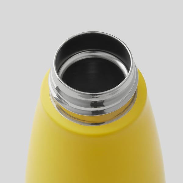 EFTERTRÄDA エフテルトレーダ スチール製魔法瓶, イエロー, 0.5 l