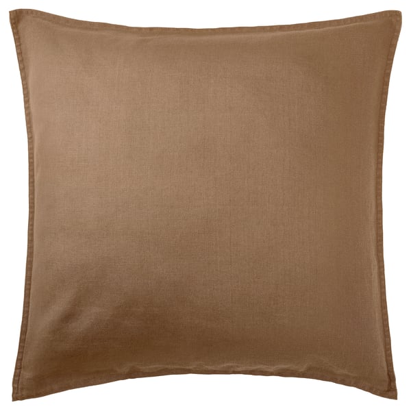 DYTÅG غطاء وسادة, بيج غامق, ‎65x65 سم‏