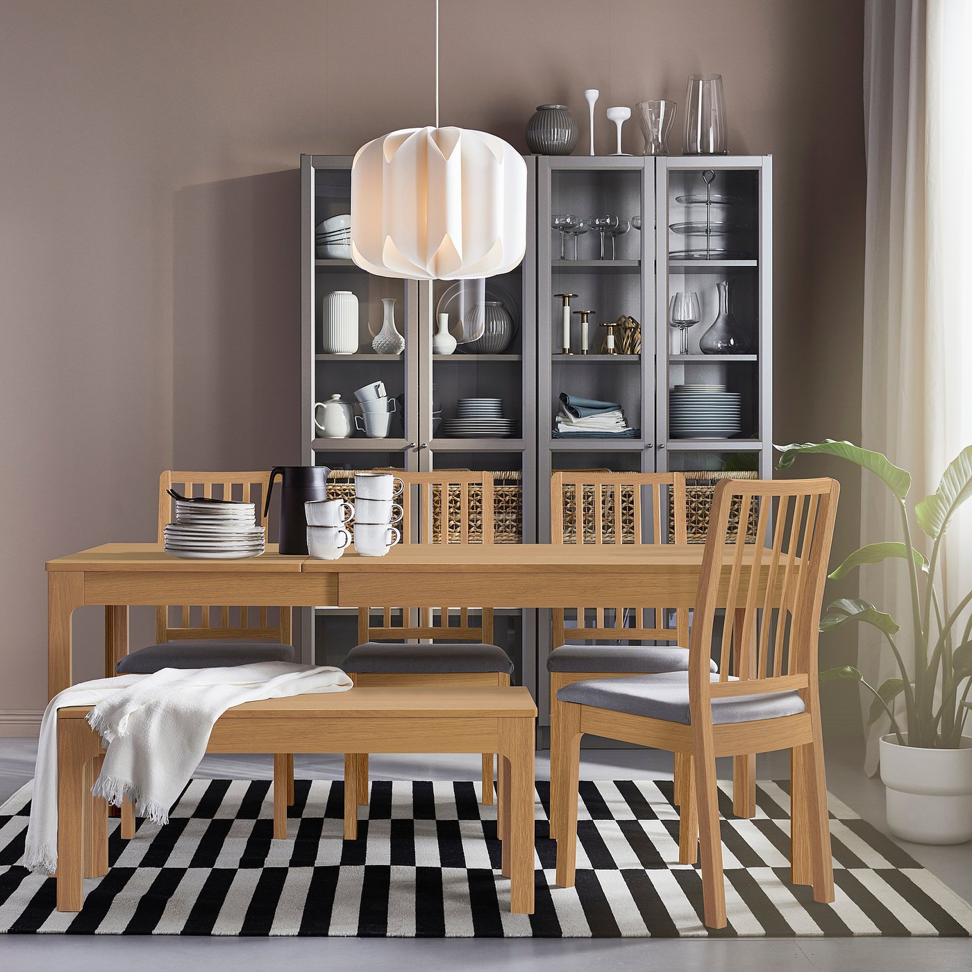 EKEDALEN エーケダーレン ベンチ, オーク, 105x36 cm - IKEA
