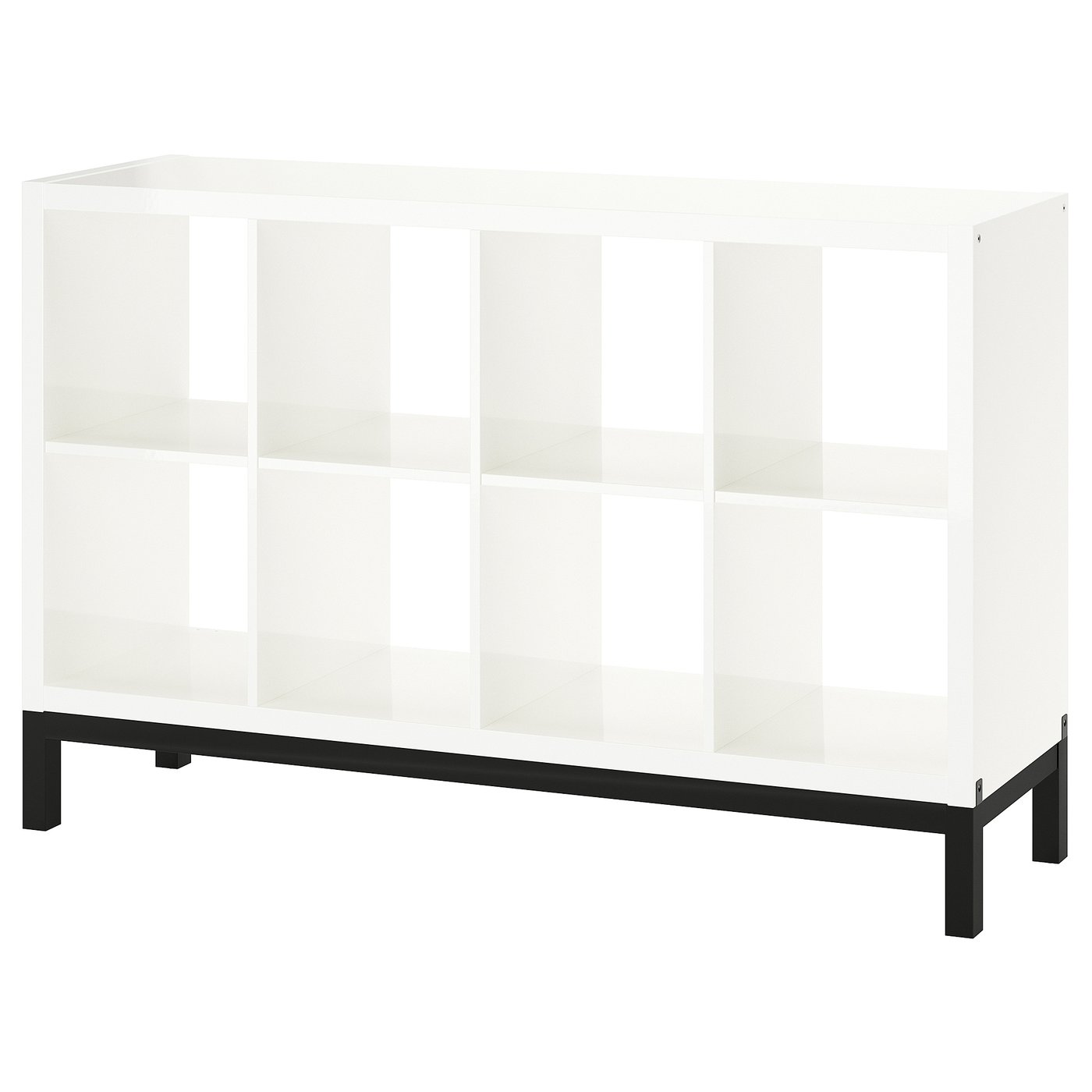 IKEA KALLAX カラックス シェルフ ハイグロス ホワイト KALLAX カラックス シェルフユニット, ハイグロス ホワイト