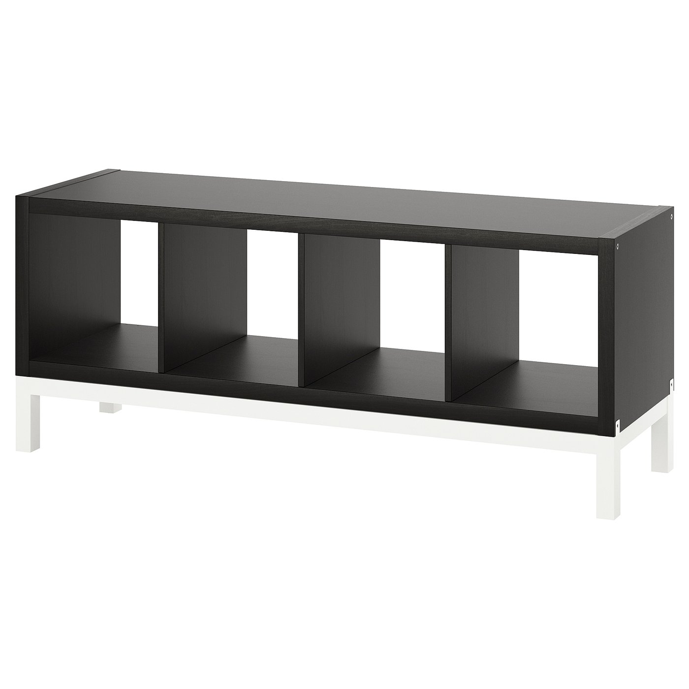 IKEAカラックス4x2 引き取り優先 KALLAX カラックス シェルフユニット, ホワイトステインオーク調