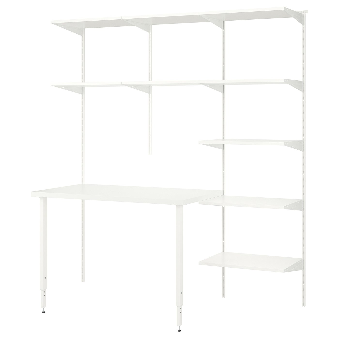 IKEA BOAXEL ホワイト棚板60サイズセット BOAXEL ボーアクセル 棚板, メタル ホワイト, 60x40 cm - IKEA