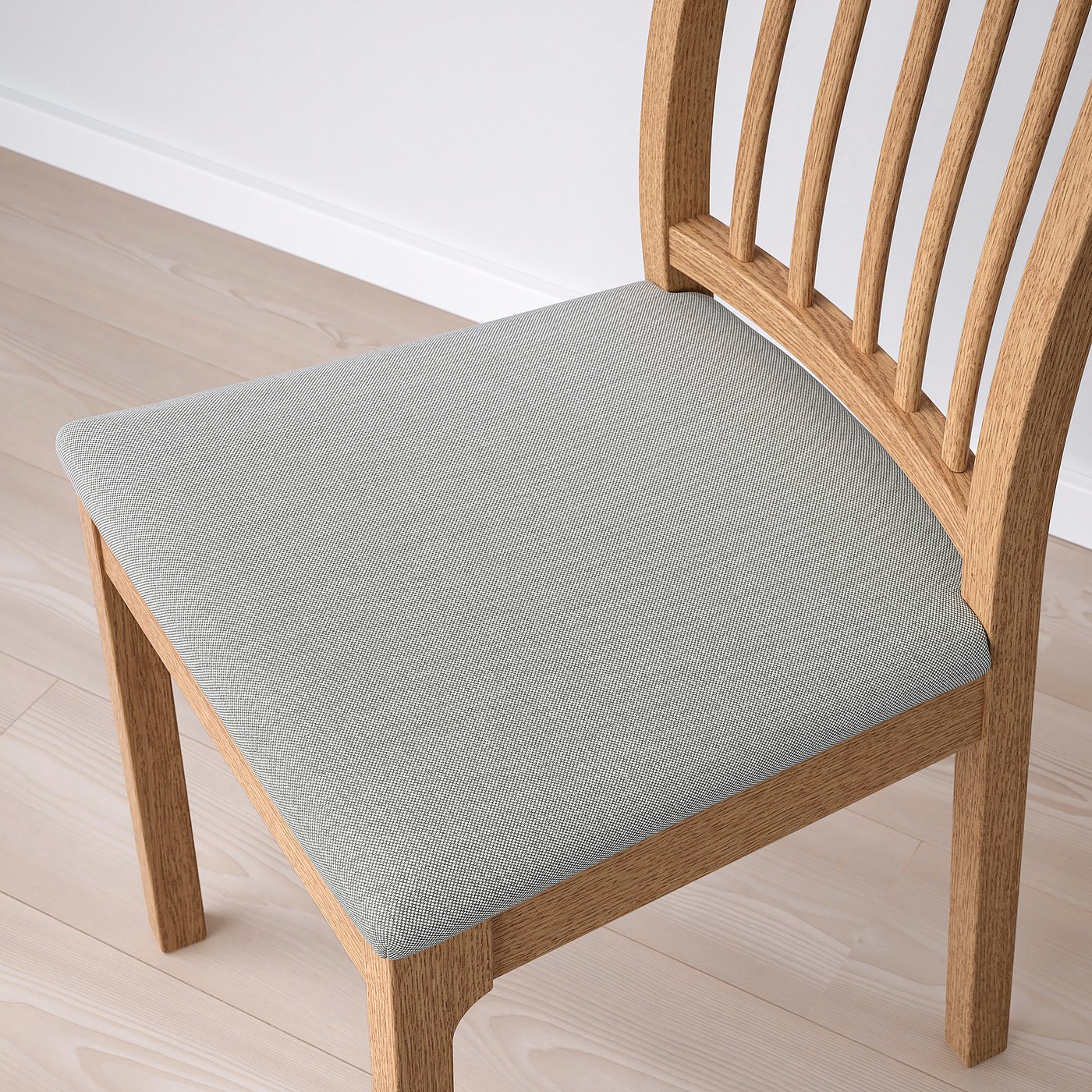 IKEA EKEDALENダークブラウン 木製 ダイニングチェア１脚 EKEDALEN エーケダーレン チェア, ダークブラウン, オッルスタ