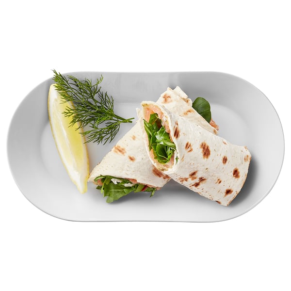  Wrap, marinated salmon