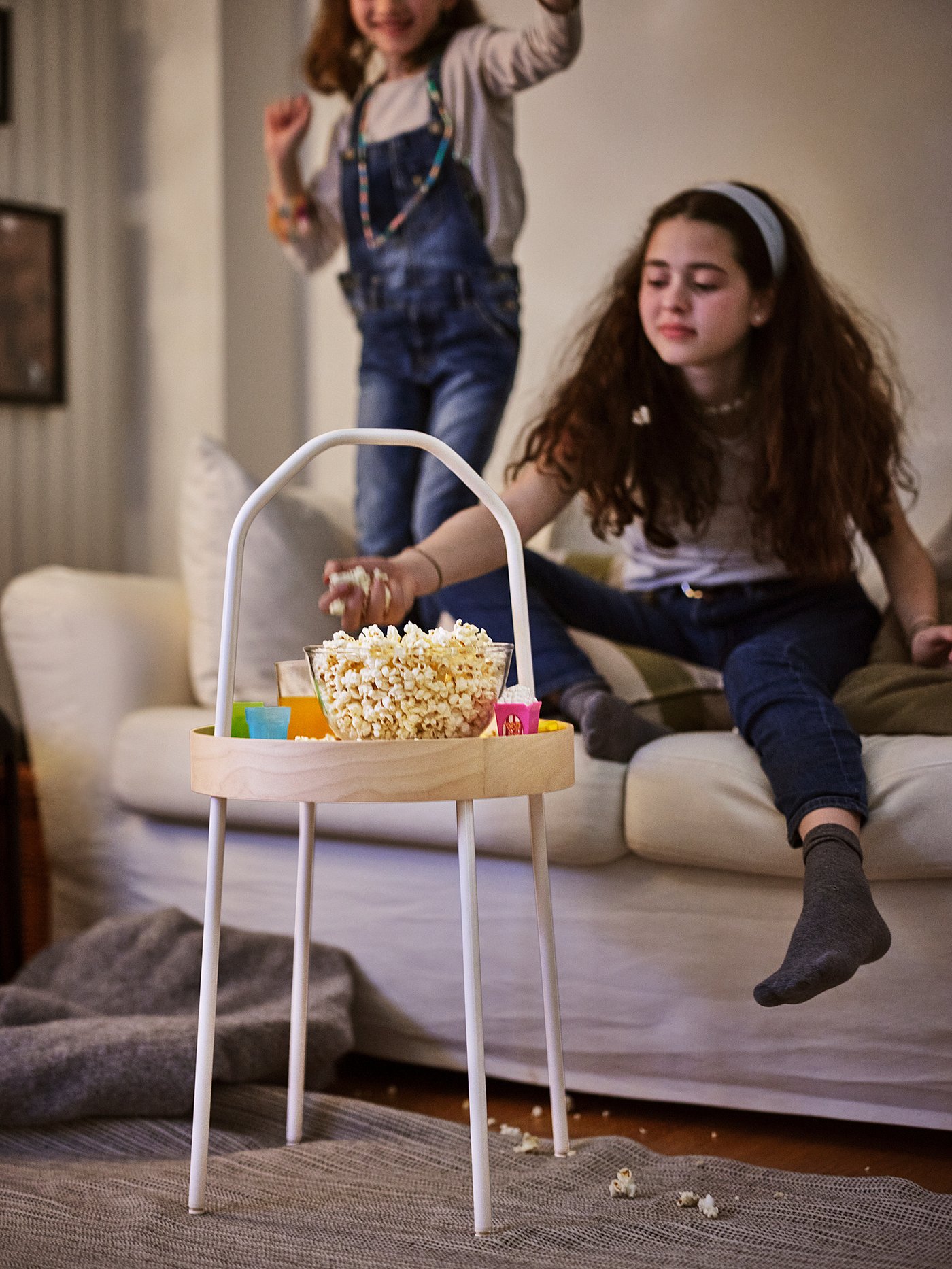 BURVIK ブールヴィーク サイドテーブル, ホワイト, 38 cm - IKEA