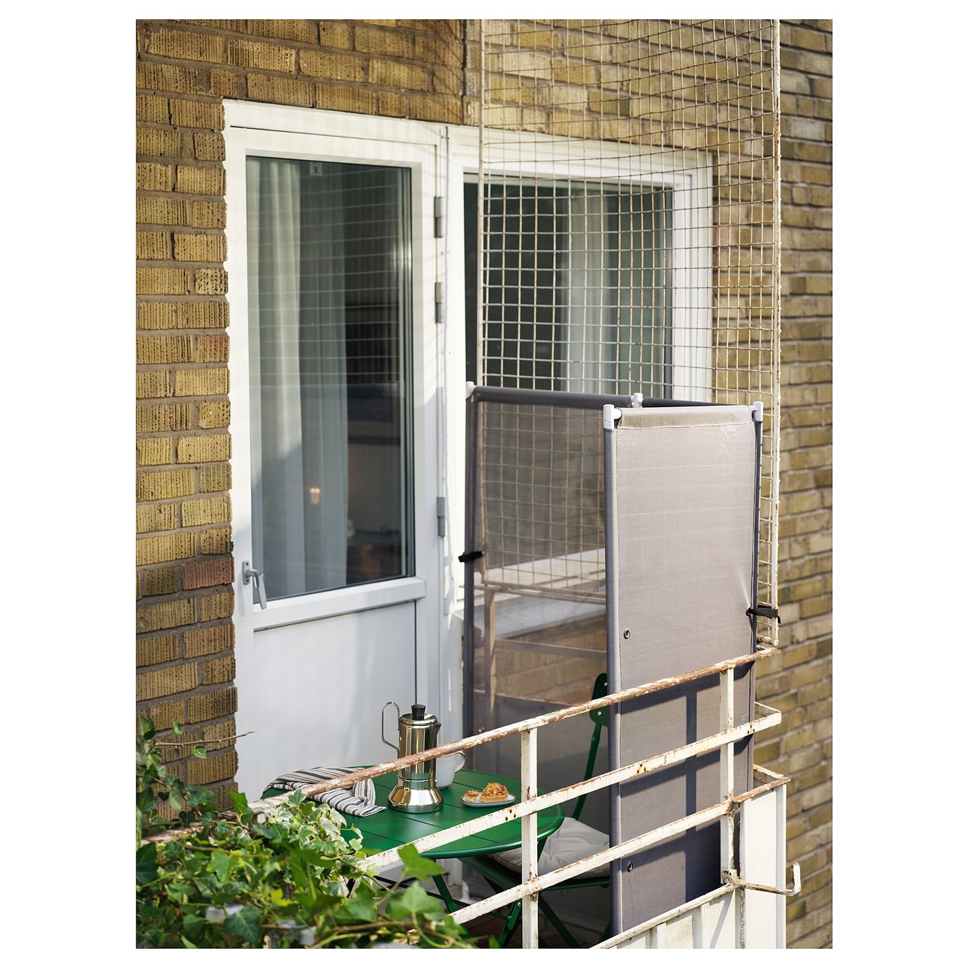 YTTERSKÄR イッテルシェール プライバシースクリーン 屋外用, グレー