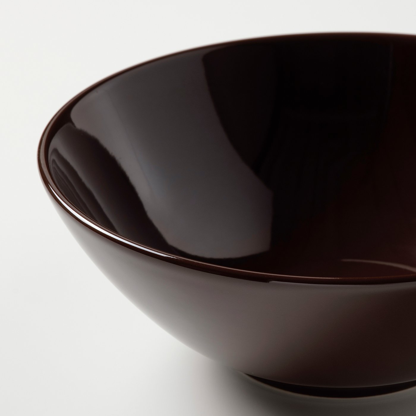 FÄRGKLAR フェルグクラー ボウル, グロス ブラウン, 16 cm - IKEA