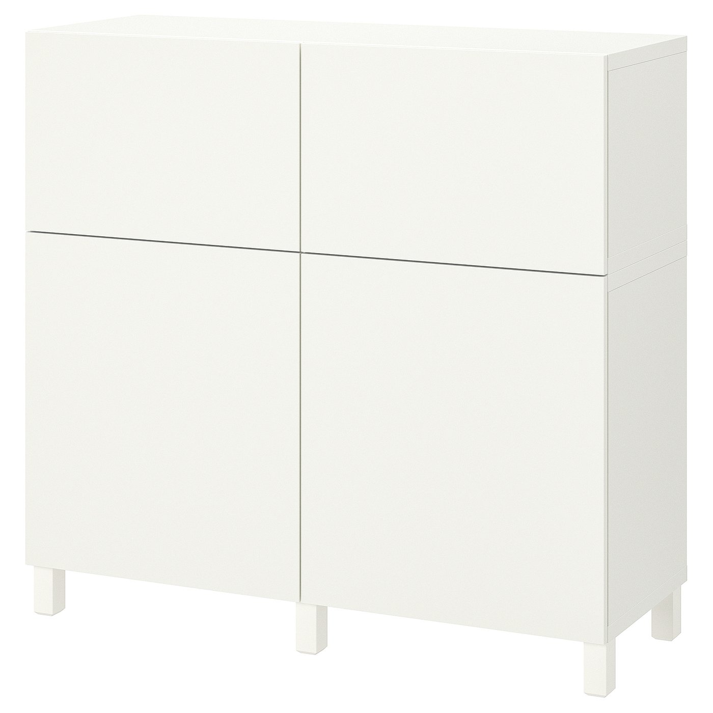 IKEA イケア　ベストー　ホワイト　引き出し　キャビネット BESTÅ ベストー 壁取り付け式キャビネットコンビネーション