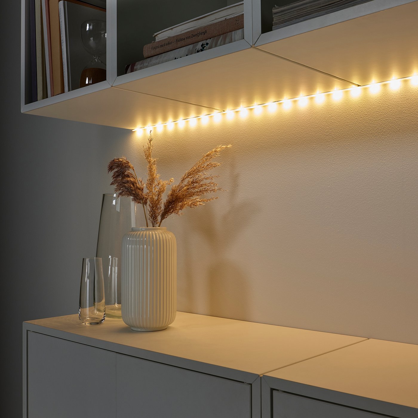 IKEA テープライト まとめ売り VATTENSTEN ヴァッテンステン LEDテープライト, ホワイト, 1 m
