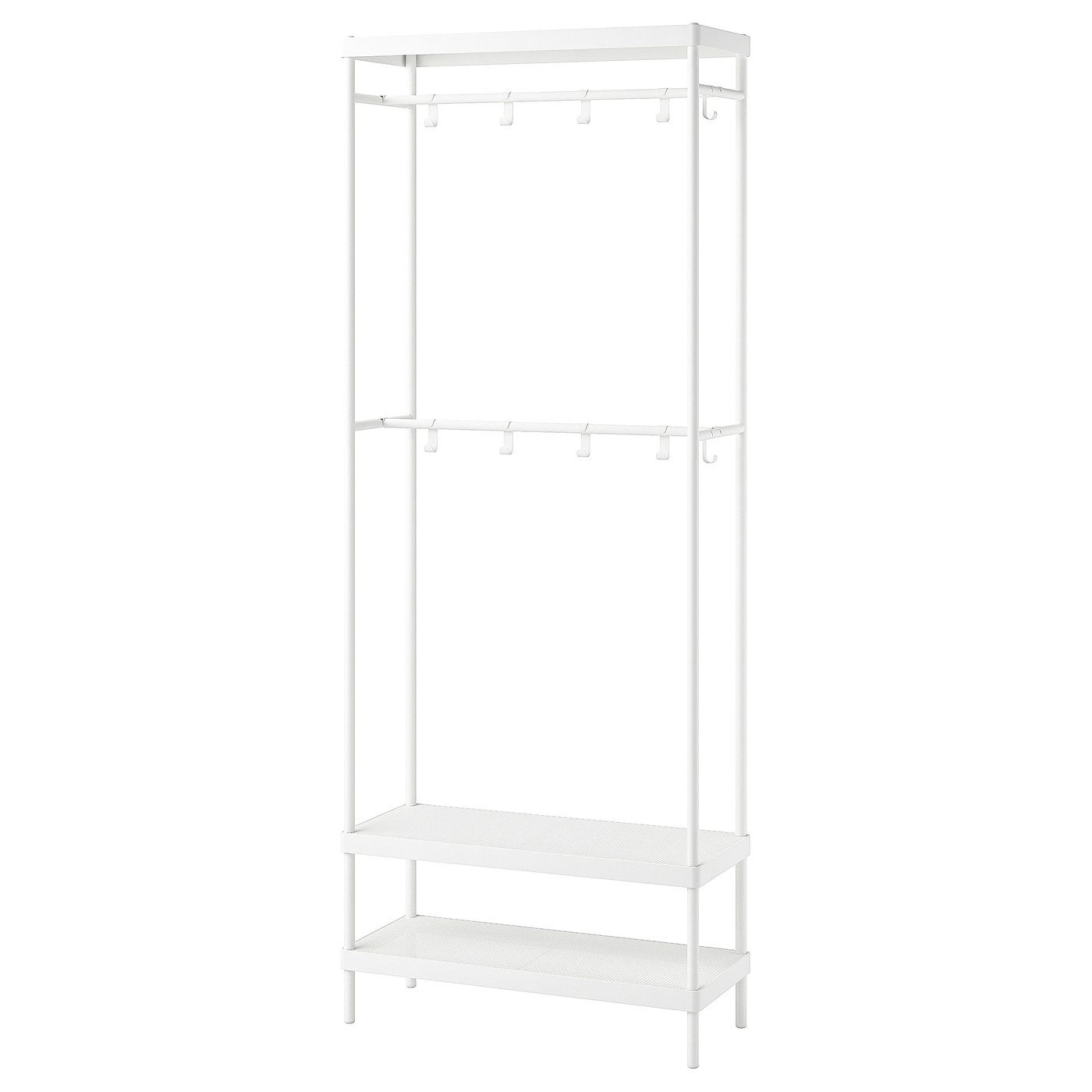 IKEA MACKAPÄR マッカペール ハンガーラック MACKAPÄR マッカペール コートラック 靴収納ユニット付き