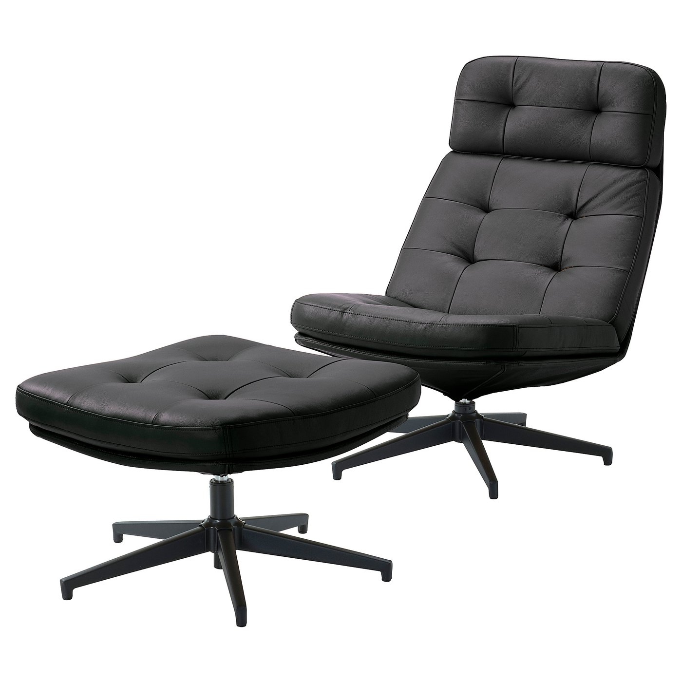 IKEA/イケア　ハーヴベリ チェア　セット販売のみ HAVBERG ハーヴベリ パーソナルチェア＆オットマン, グラン