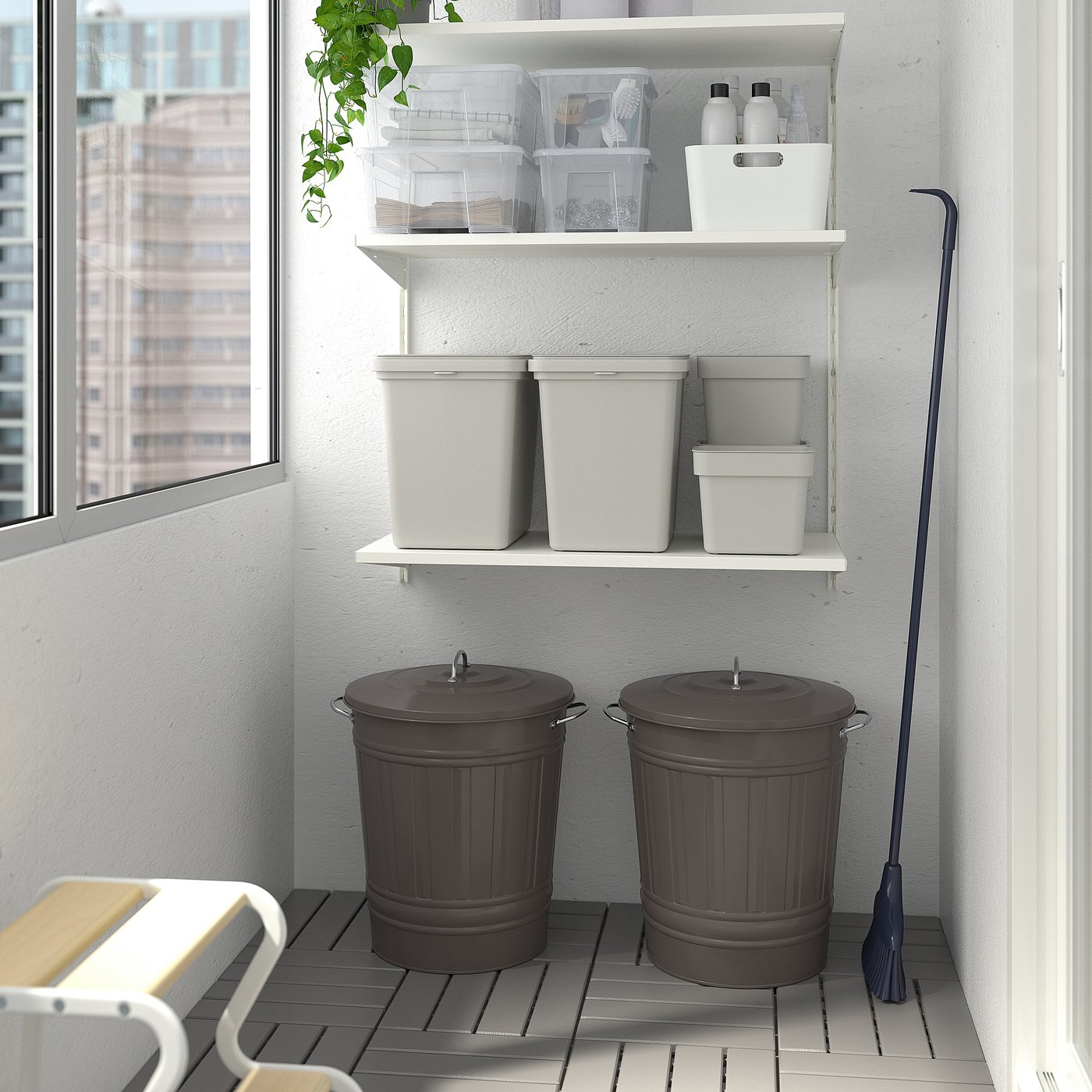 新品未使用　IKEA イケア　NORRNAS 21255 NISSAFORS/ニッサフォース：ワゴン50.5x30x83 cm(ブラック