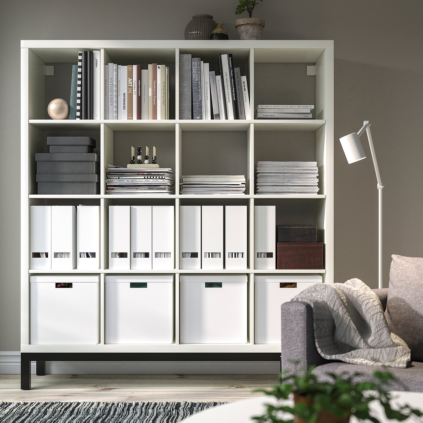 ＊UNO＊ 　IKEA  KALLAX  シェルフユニット　下部フレーム付 1102448_pe866987_s5.jpg