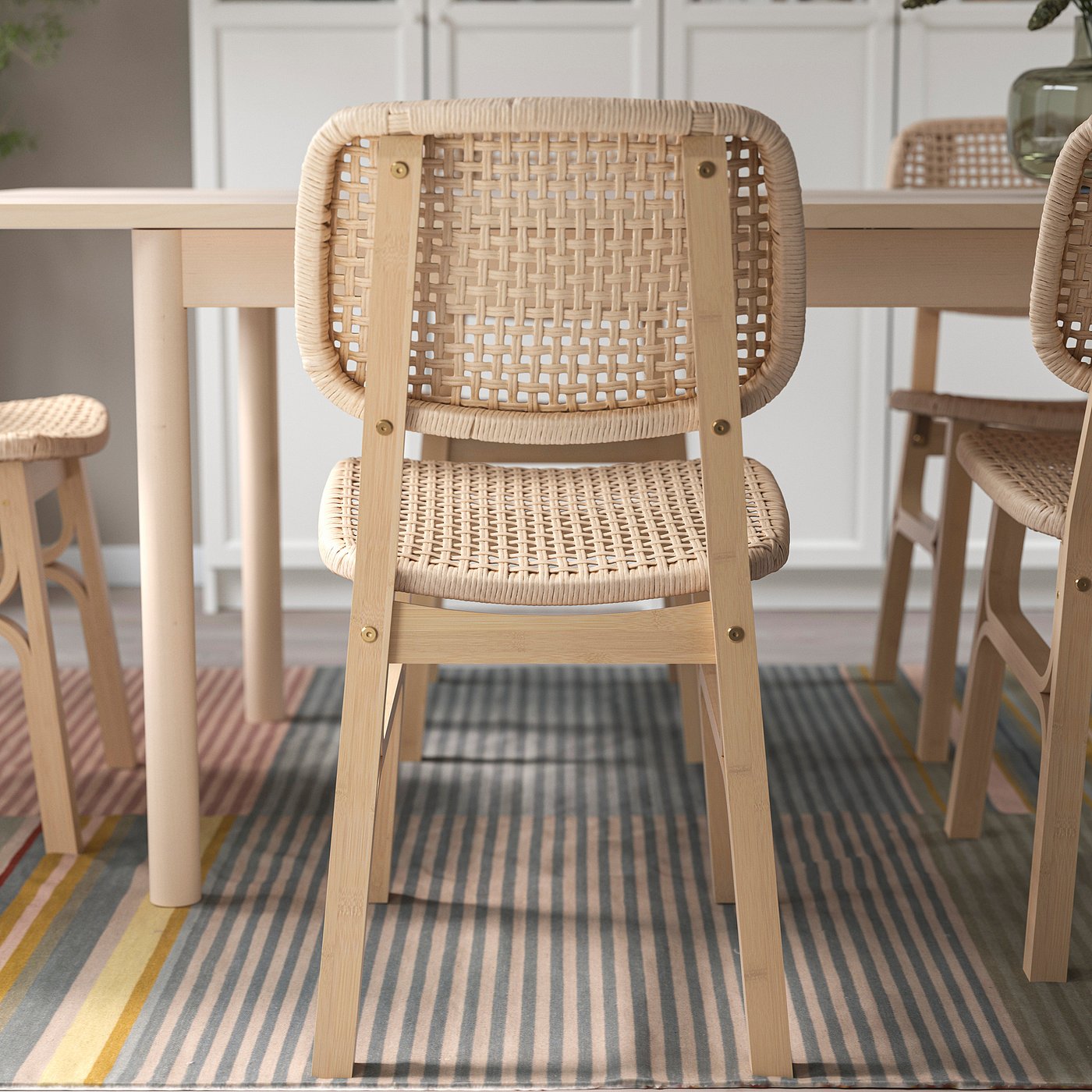 Mary美品　④IKEA VOXLÖV ヴォックスローヴチェア VOXLÖV ヴォックスローヴ チェア, ライトバンブー - IKEA