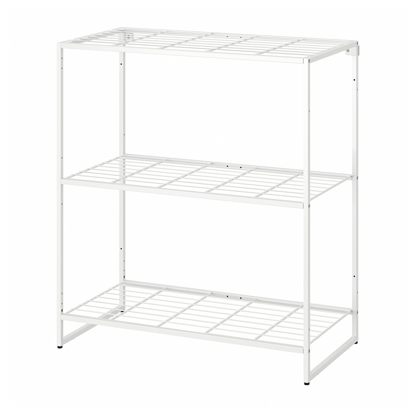 elu7oさま専用　IKEA イケアワイヤーシェルフ ANTONIUS ホワイト JOSTEIN ヨースタイン シェルフユニット, 室内/屋外用/ワイヤー