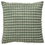 SVARTPOPPEL غطاء وسادة, رمادي-أخضر باهت, ‎50x50 سم‏