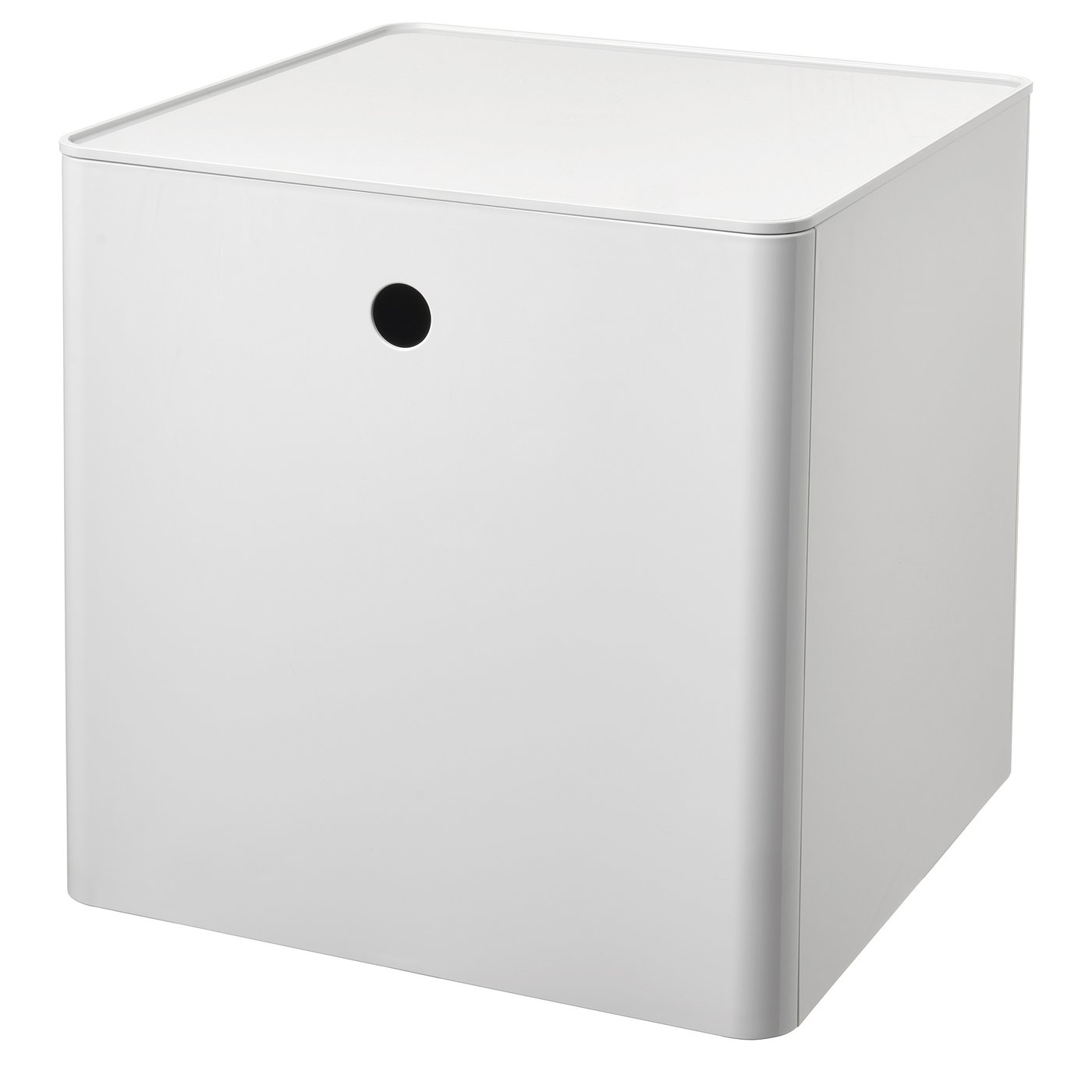 IKEA 収納付きオットマン ホワイト　★新品カバー付 IKEA 収納付きオットマン ホワイト ☆新品カバー付
