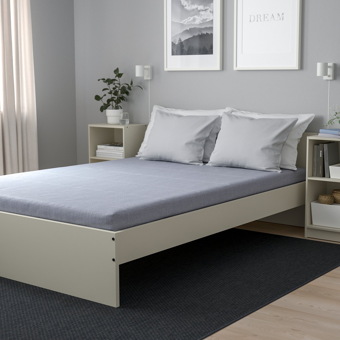 IKEA イケア　マットレス　ダブル　140×200  新品 ダブル(幅140)のマットレスの通販 - IKEA