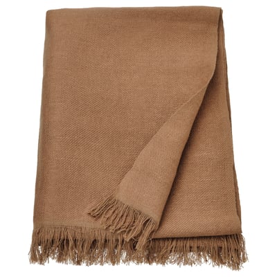 DYTÅG ดีทอค ผ้าคลุม, น้ำตาลอ่อน, 130x170 ซม.