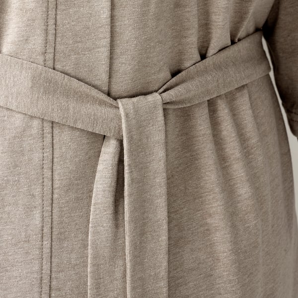 KÄRRFIBBLA روب حمّام, بيج, ‎L/XL‏