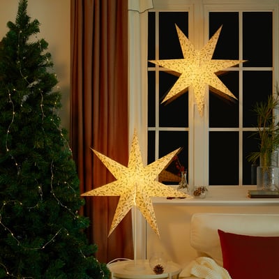 STRÅLA غطاء مصباح, ورقة أخضر, 70 سم