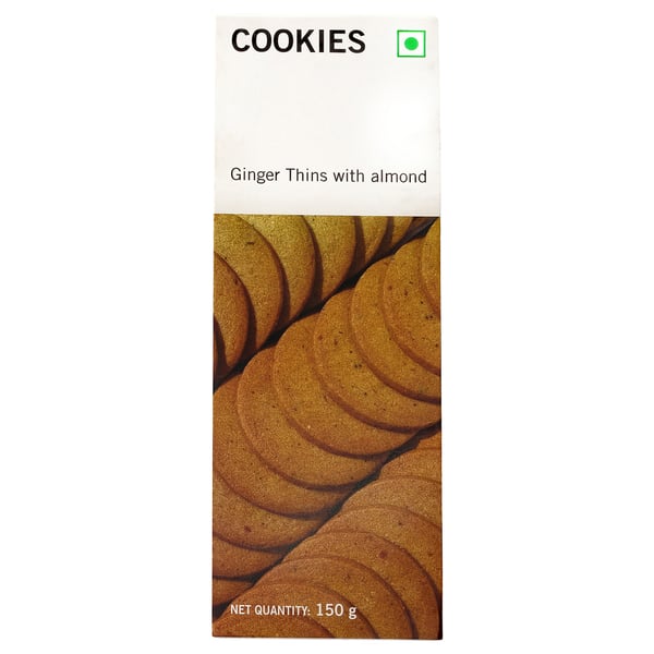  Ginger thins with almonds, 150 g