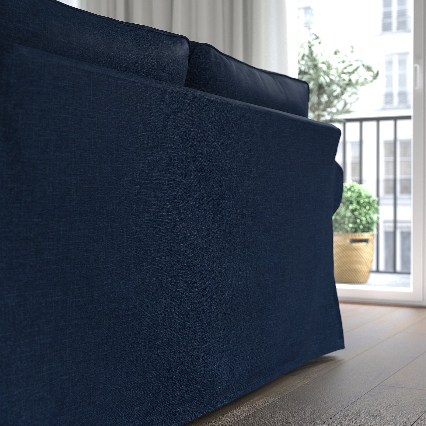 EKTORP エークトルプ 2人掛けソファ, キランダ ダークブルー - IKEA