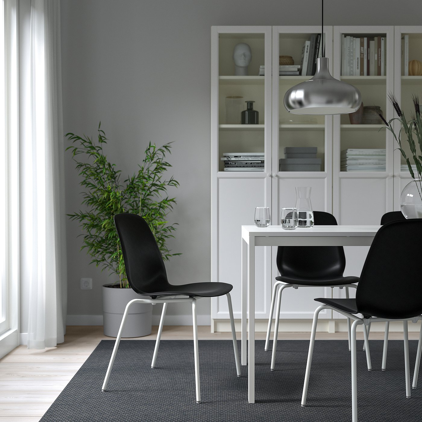 【美品•送料込み】IKEA リードオース　LIDAS 椅子　2脚セット　グリーン 美品•送料込み】IKEA リードオース LIDAS 椅子 2脚セット
