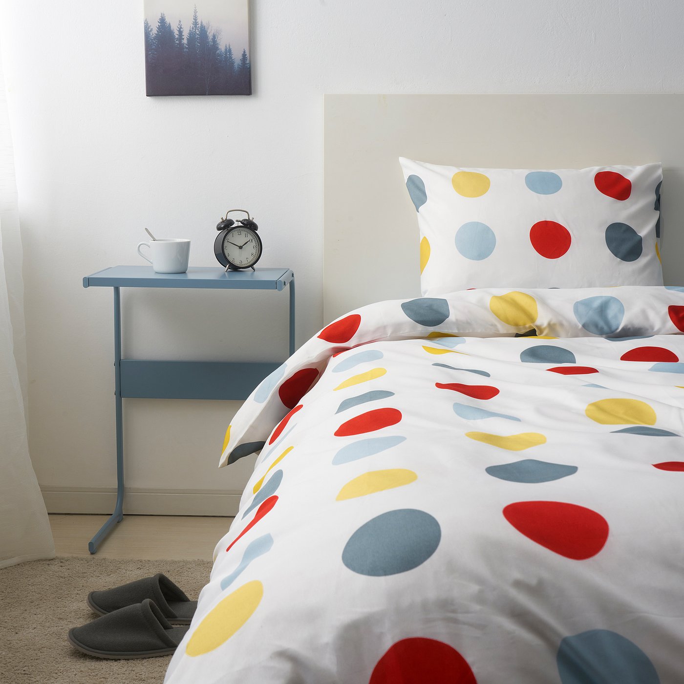 BRUKSVARA ブルクスヴァーラ 掛け布団カバー＆枕カバー, マルチ