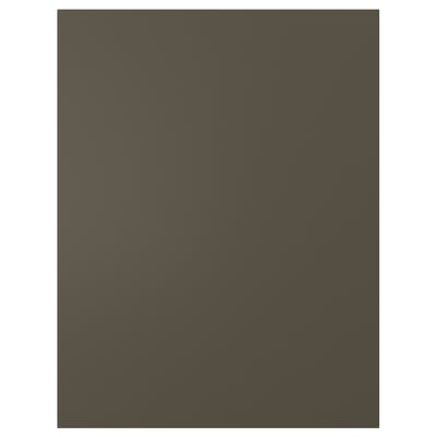 HAVSTORP ฮาฟสตอร์ป แผ่นปิดข้างตู้ครัว, น้ำตาล-เบจ, 62x80 ซม.