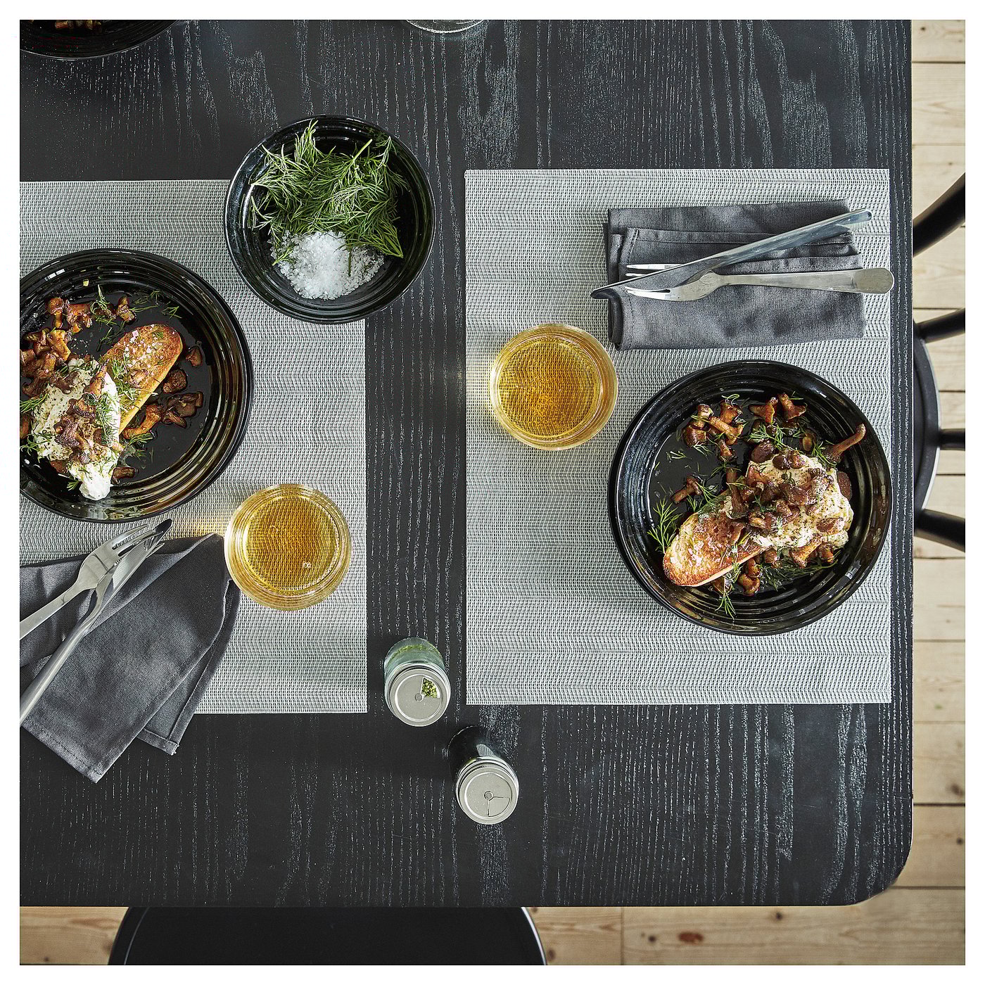 NÄTBARB ネートバルブ 深皿, ブラック, 19 cm - IKEA