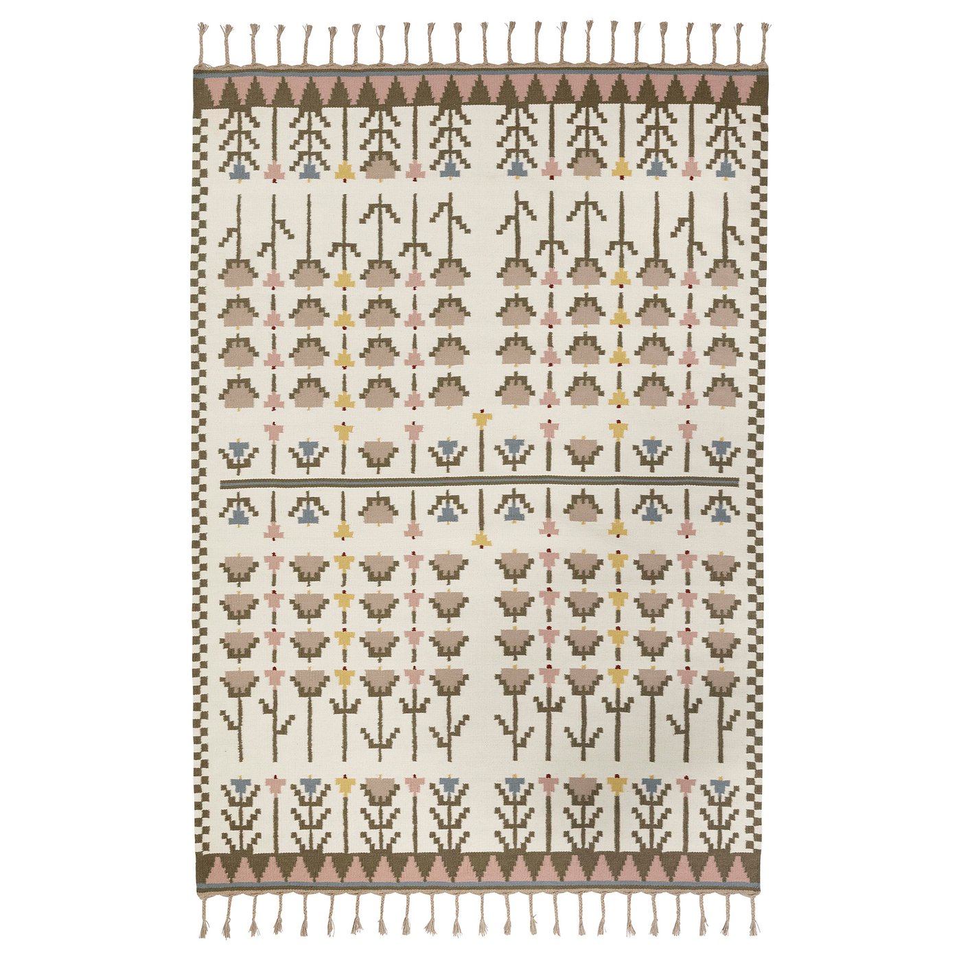PEDERSBORG ペーデルスボ　IKEA ラグ Indulge in floor fashion. The new PEDERSBORG rug is designed