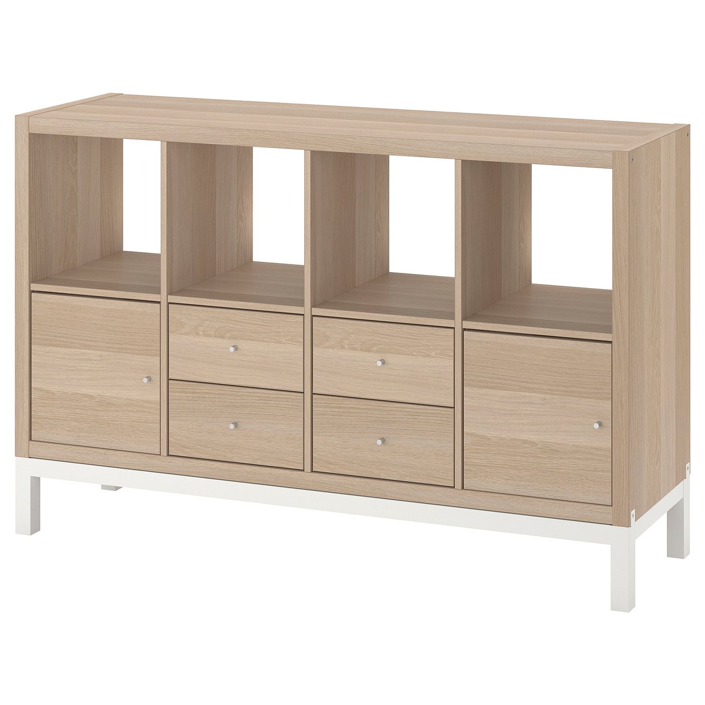 【IKEA】HOL サイドテーブル 収納 HOL ホール リビングテーブル 収納付き, アカシア材, 98x50 cm
