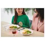  Salmon fillet, couscous grilled veggies/creamy potato green peas