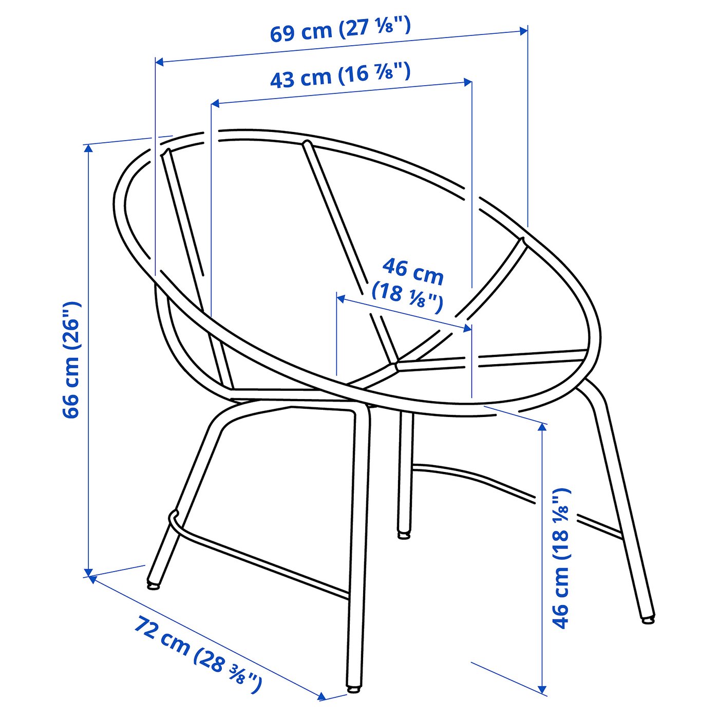 ORRESLÄTT オレスレット パーソナルチェア - IKEA