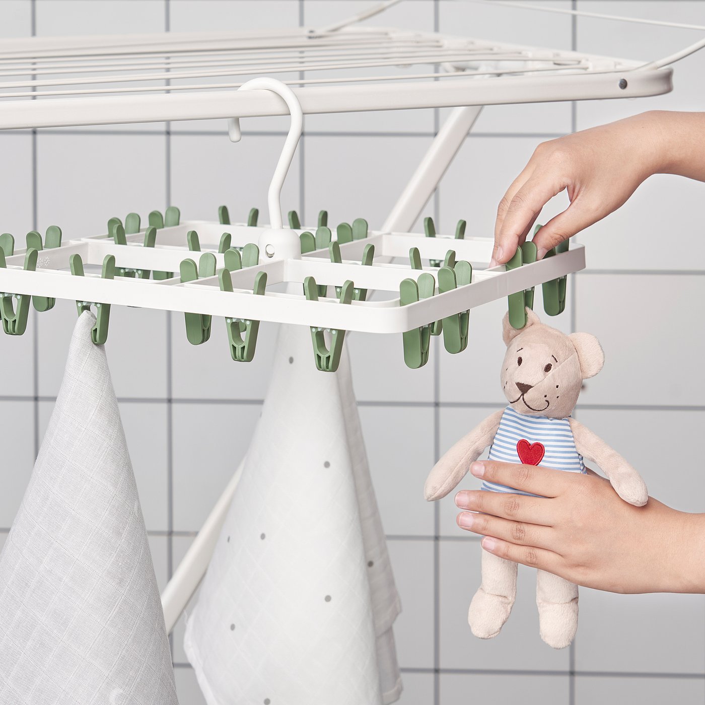 古着屋【IKEA】ハンガー100本 BRUKSVARA ブルクスヴァーラ ハンガーラック, ホワイト, 78x147