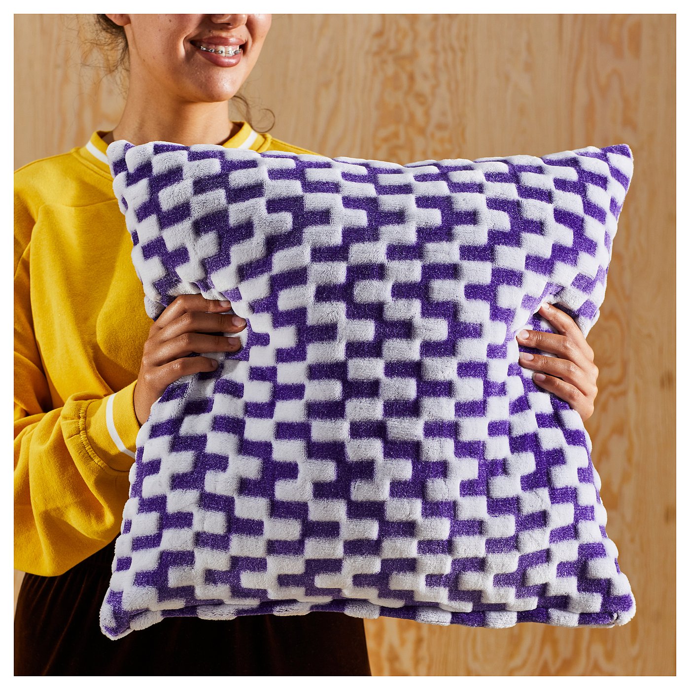 ラウンドクッション 4色 IKEA RÖDARV ローダルヴ クッション, マルチカラー, 40x65 cm - IKEA