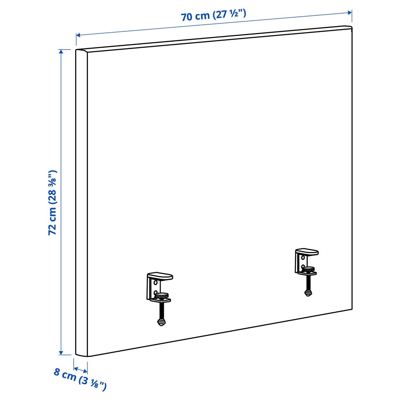 MITTZON ミッツォーン 吸音スクリーン デスク用, グンナレド ベージュ