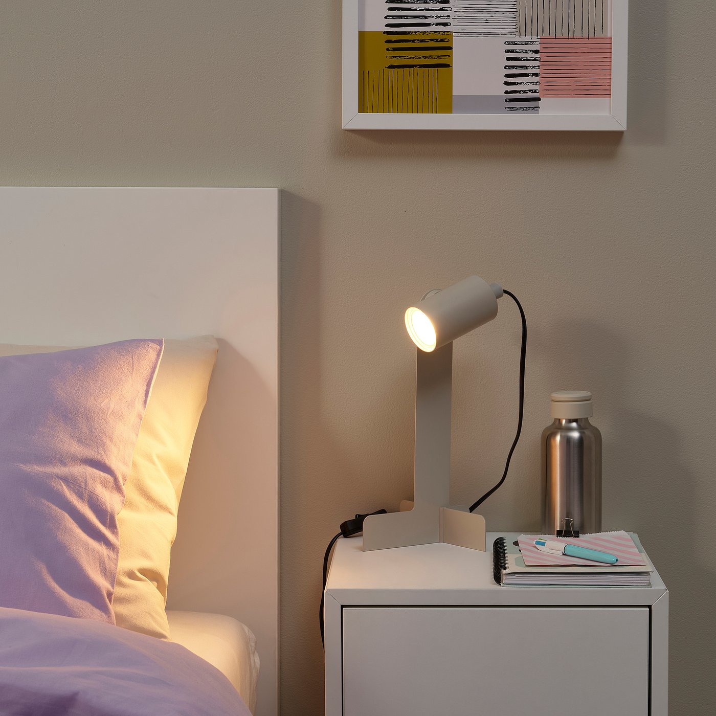 IKEA LOMMARP ロマルプ デスク ライトベージュ 90×54cm