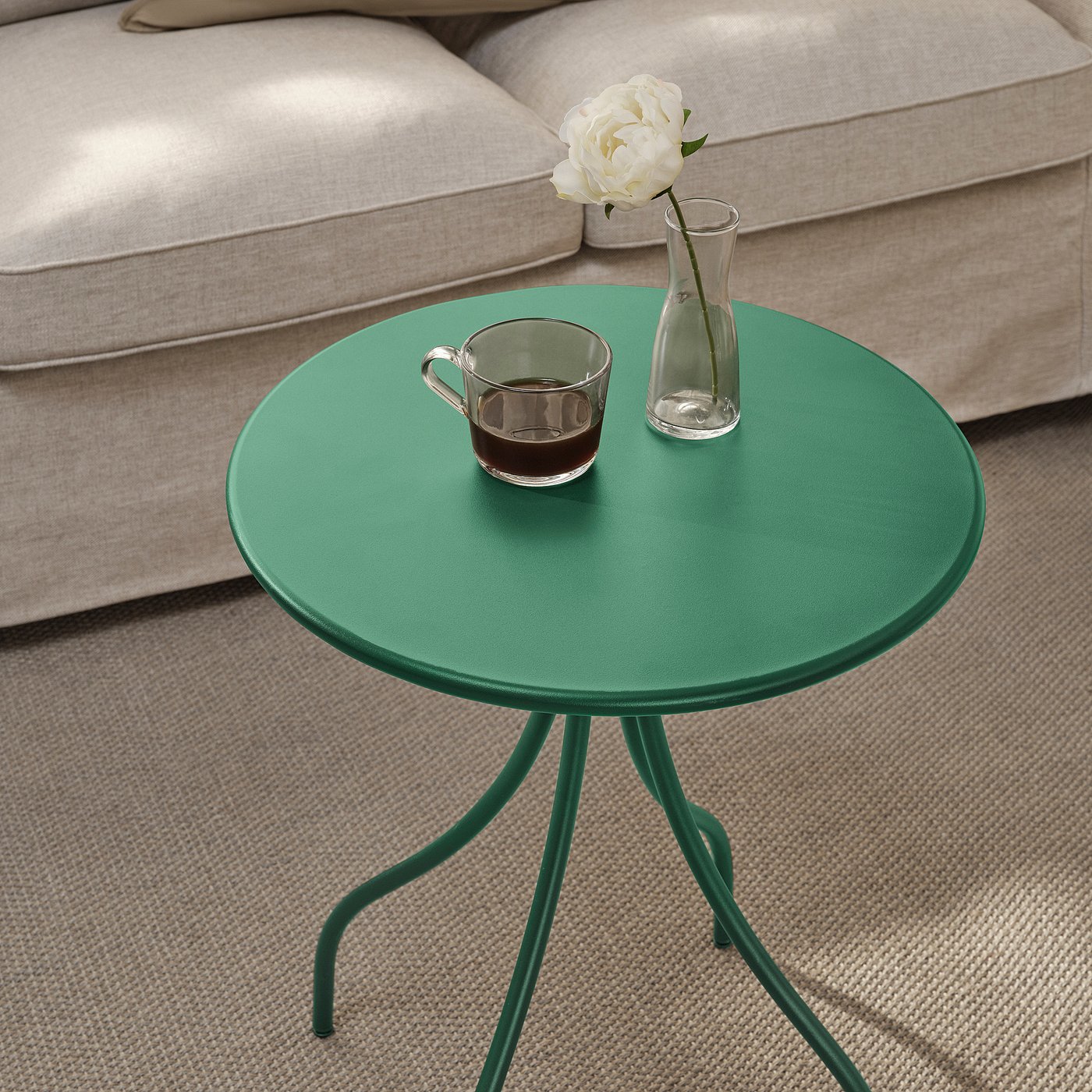 ガラナネス　コーヒーテーブル　グリーン IKEA GARNANÄS coffee table, green, 255/8x255/8