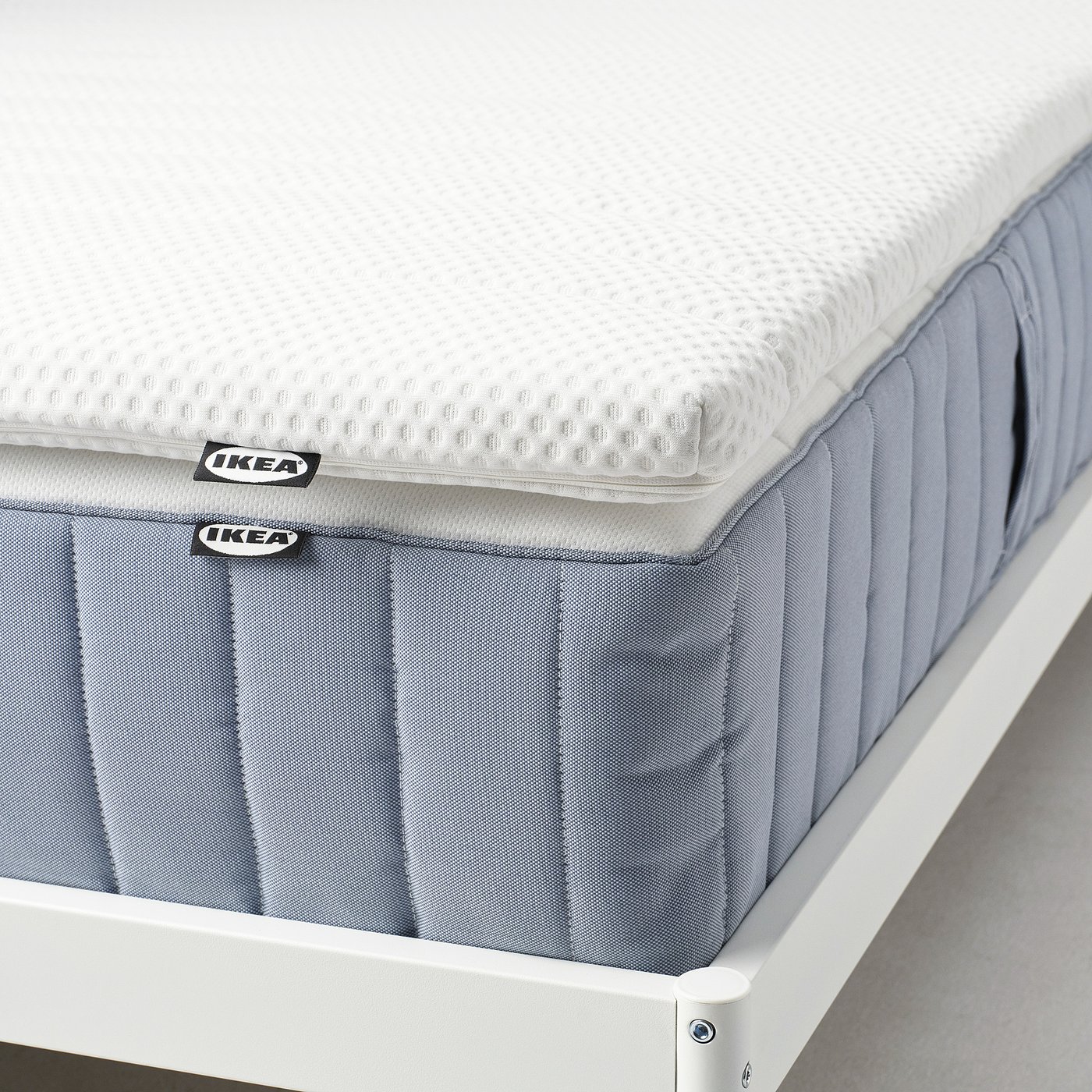 IKEA ヘムネスベッド　IKEAマットレス HEMNES ヘムネス ベッドフレーム マットレス付き, ホワイト