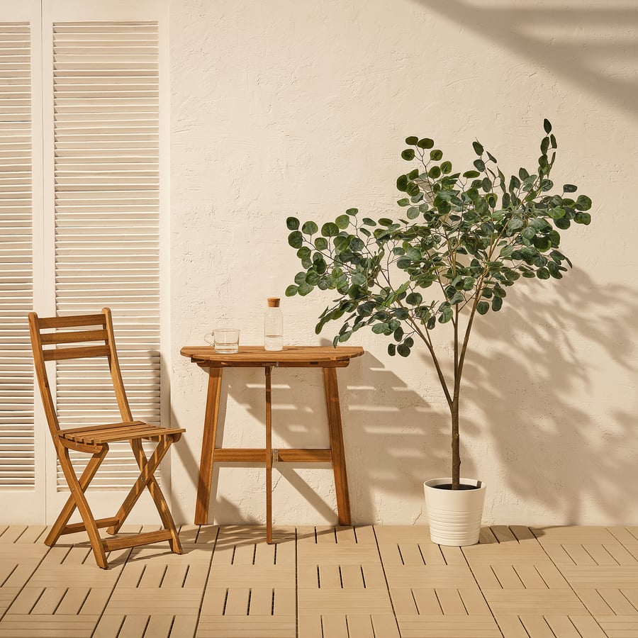 FEJKA フェイカ 人工観葉植物, 室内/屋外用 ユーカリ, 19 cm - IKEA