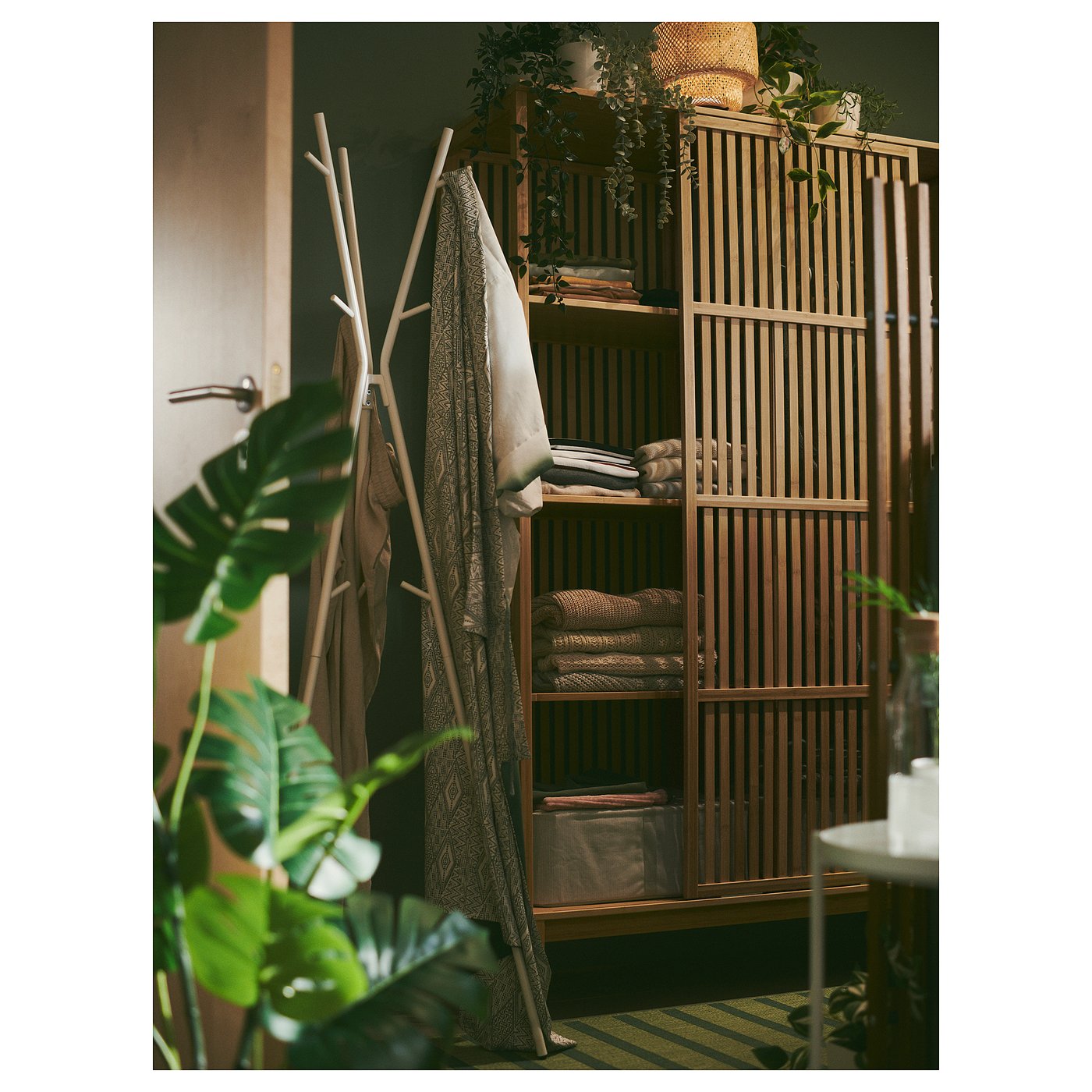 EKRAR エクラール 帽子＆コート スタンド, ホワイト, 169 cm - IKEA